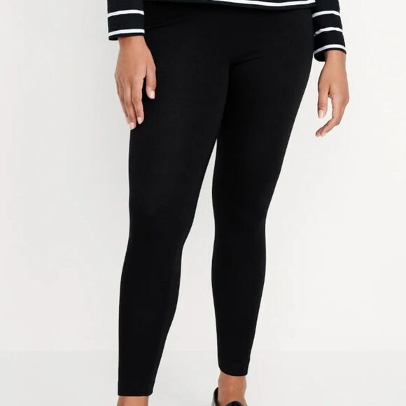 Mid-Rise Jersey Ankle Leggings Old Navy Womens 2x Plus Size New Basic Bottoms - Picture 8 of 15
